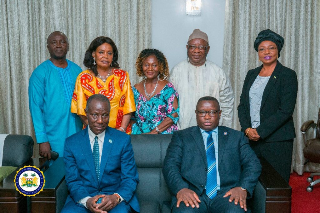 Ambassadors Take Leave of President Julius Maada Bio - Sierra Leone ...